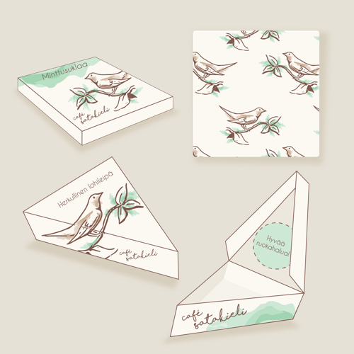 Package design for a coffeeshop