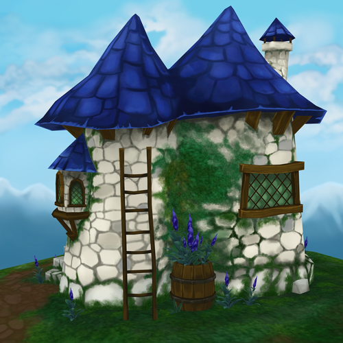 Wolfsbane Lodge - Blender, 2021